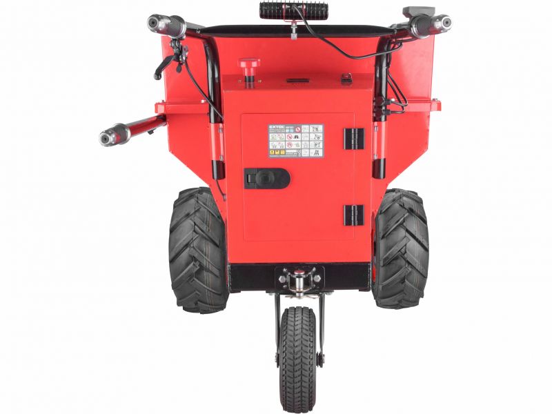 EXTOL PREMIUM Dumper – transportér s elektrickým pohonom, 400kg, 200L, 48V/15Ah, EXTOL PREMIUM