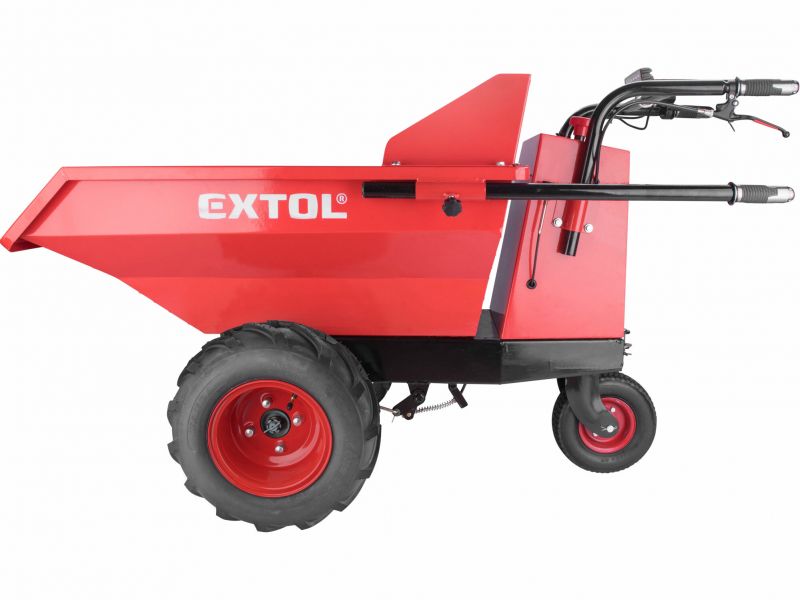 EXTOL PREMIUM Dumper – transportér s elektrickým pohonom, 400kg, 200L, 48V/15Ah, EXTOL PREMIUM