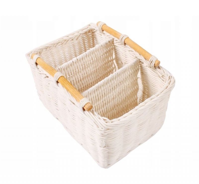 Kinekus Košík RATAN s priečinkami 23x16x13/15 cm