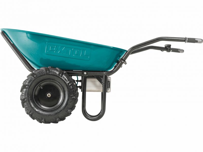 EXTOL INDUSTRIAL Fúrik na AKU pohon, dvojkolesový 1x40V/6Ah, nab.2A, 100L, max.260kg