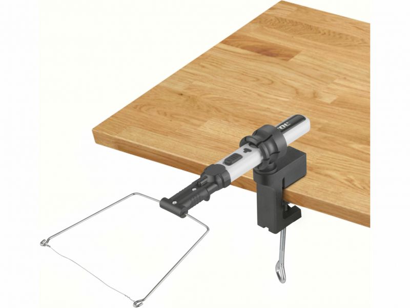 EXTOL PREMIUM Pero vyrezávacie na polystyrén AKU, 2Ah. USB nabíjanie