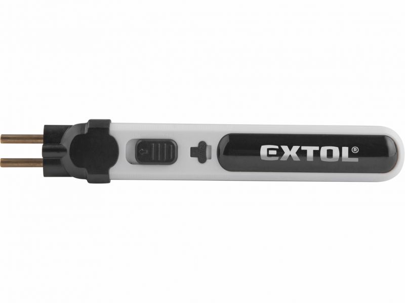 EXTOL PREMIUM Pero vyrezávacie na polystyrén AKU, 2Ah. USB nabíjanie