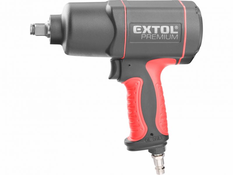 EXTOL PREMIUM Uťahovač príklepový pneum., max. uťahovací moment 800Nm