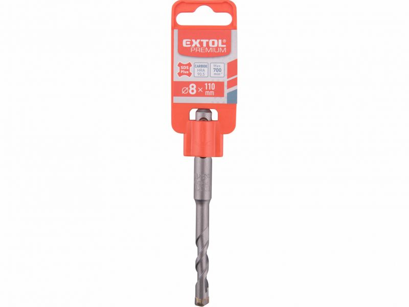 EXTOL PREMIUM Vrták SDS-plus štvorbritý, 8x110mm