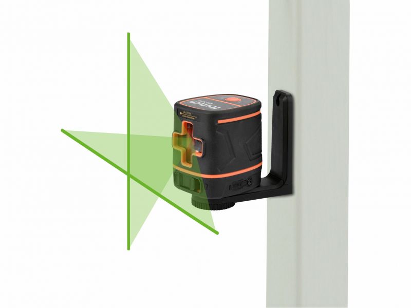 FORTUM Laser líniový samonivelačný 1H-1V, zelený laser, 1,4h Li-on AKU