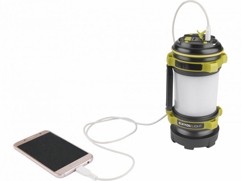 Kinekus Svietidlo nabíj. s powerbankou, 350lm, Cree XPG2 LED, USB nabij.