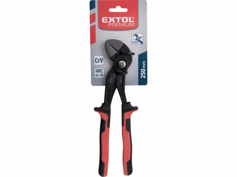 EXTOL PREMIUM Kliešte Siko 250mm, pohyblivá hladká čelusť