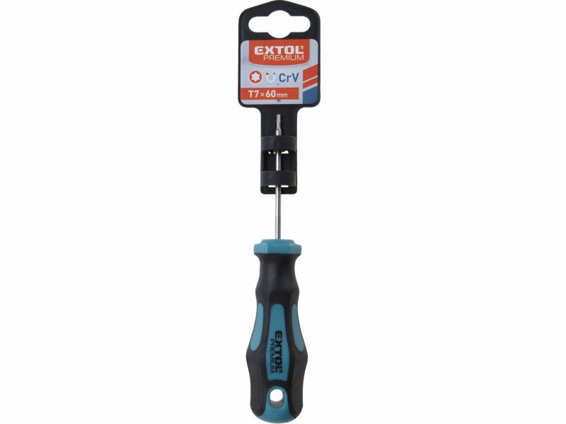 EXTOL PREMIUM Skrutkovač TORX, T7x60mm,CrV