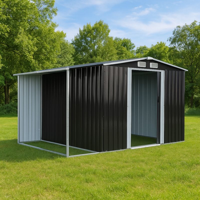 Domček na náradie GA68F GARDENKUS 257+61x205x202cm foto3