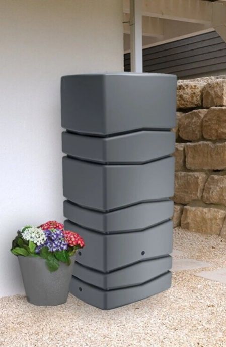 Kinekus Sud na dažďovú vodu AQUA TOWER 650L, antracit