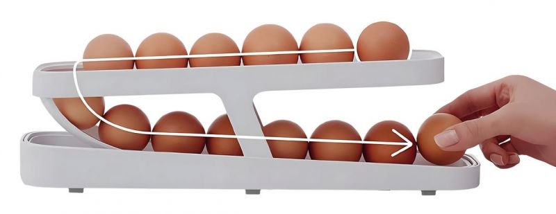 SKVELER Zásobník na vajíčka SKVELER, 2-poschodový KLC