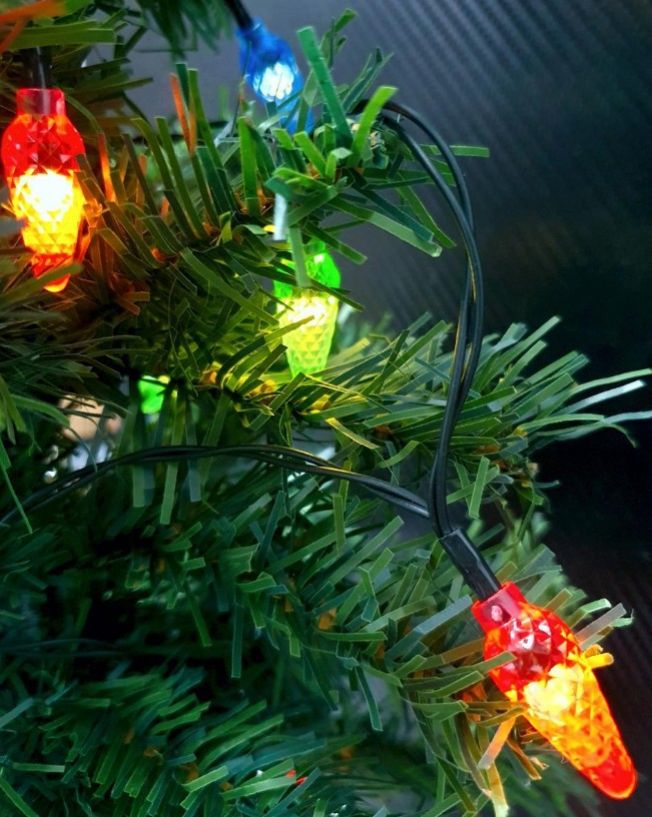 Kinekus Stromček vianočný 50cm umelý s LED osvetlením