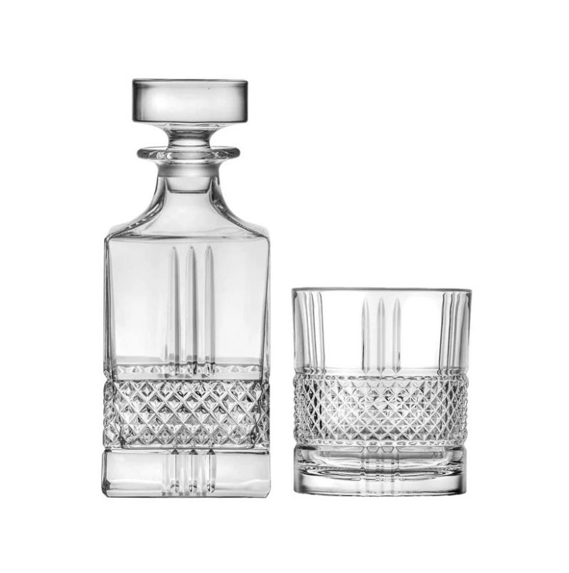 Kinekus Pohár na whisky + fľaša 6ks BRILLANTE