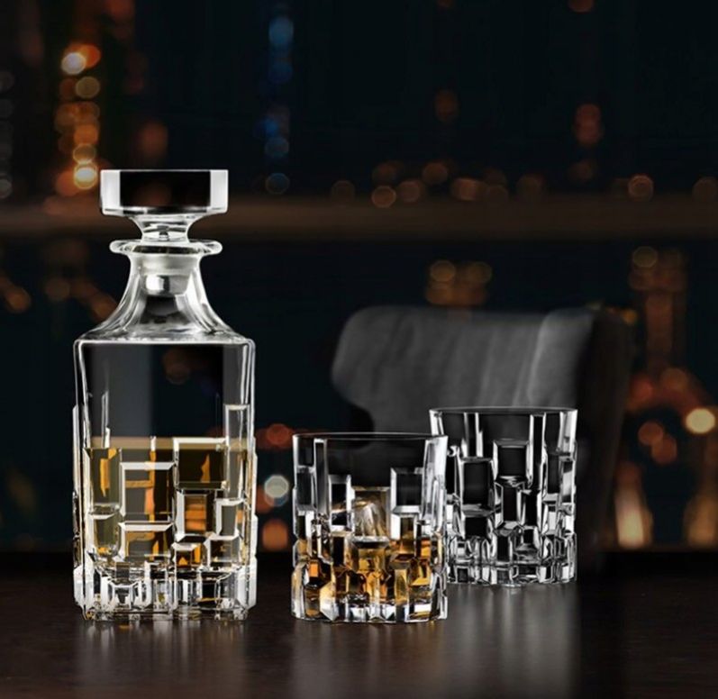 Kinekus Pohár na whisky + fľaša 6ks ETNA