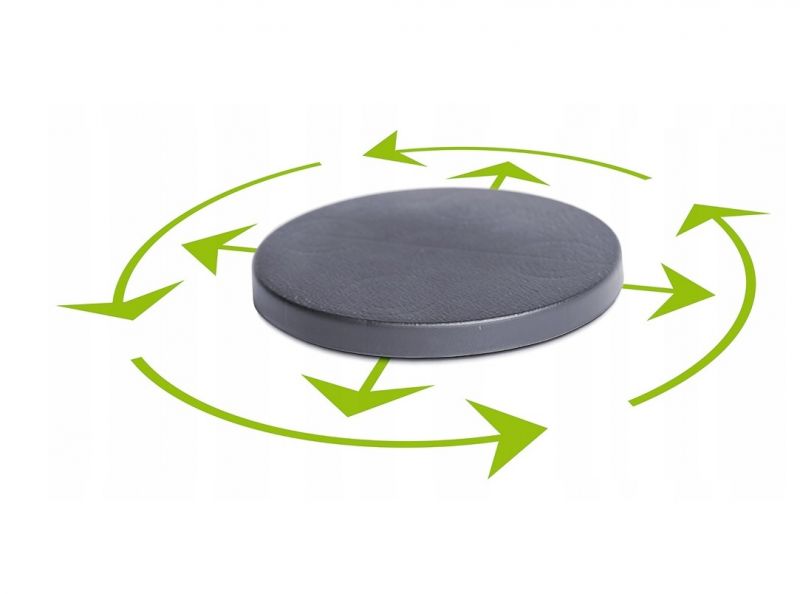 Kinekus Podložka plastová pod kvetináč na kolieskach priemer 292mm, terakota, výška 40mm