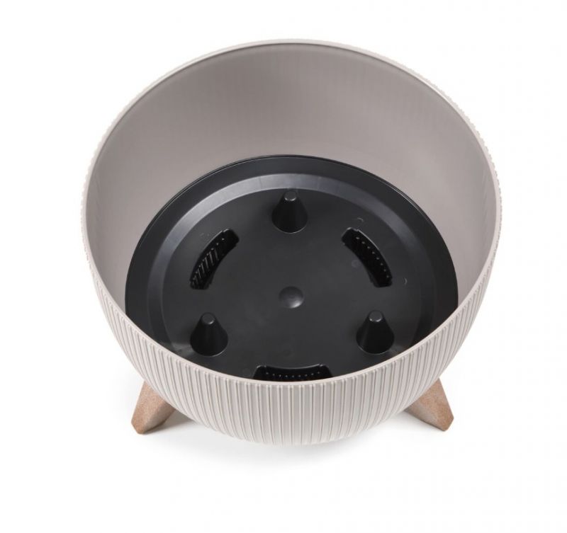 Kinekus Kvetináč plastový, priemer 240mm ROMA JUMPER biely