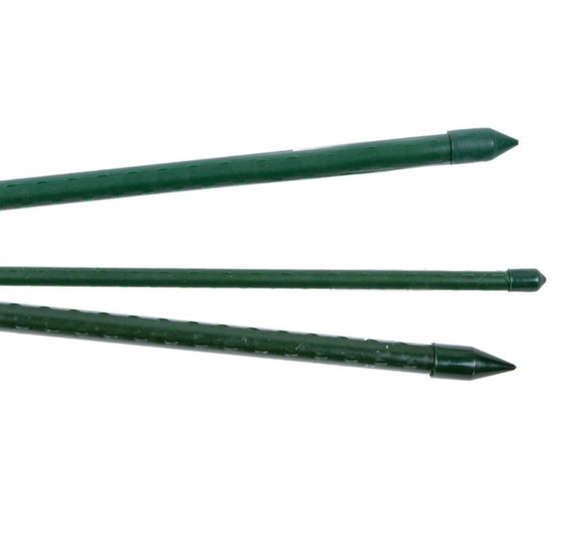 GARDENKUS Tyč oporná k zelenine, výška 150cm, priemer 11mm, vrúbkovaná, zelená, GARDENKUS