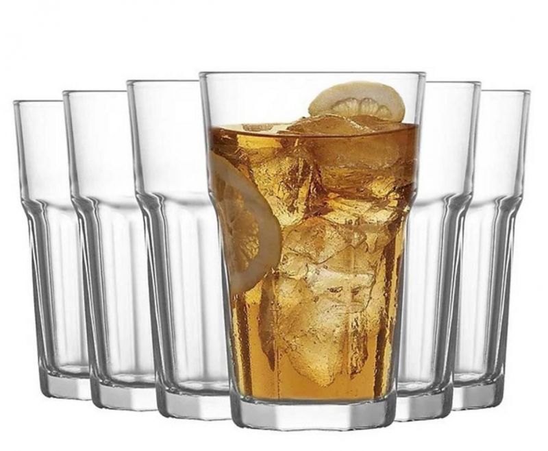 Kinekus Pohar na vodu 300ml ARAS ciry, sklo, 6ks sada