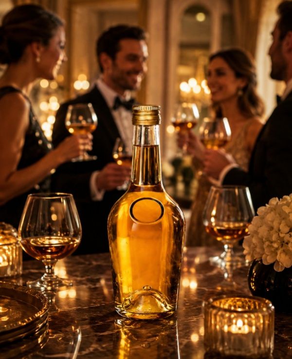 Fľaša na alkohol sklenená, 500ml, GLORIA, s uzáverom foto4