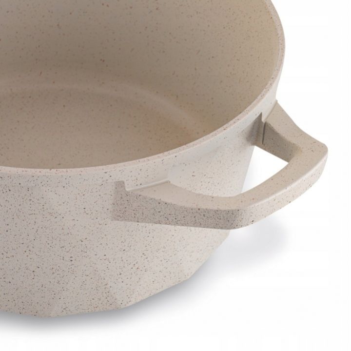 Hrniec sada hliník 8 dielov Konighoffer CORTE MARBLE (20,24,28, panvica28), so sklenenými pokrievkami foto4