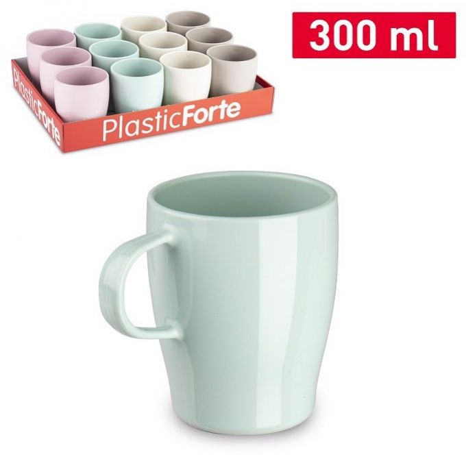 Kinekus Hrnček plastový 300ml SURT, mix farieb
