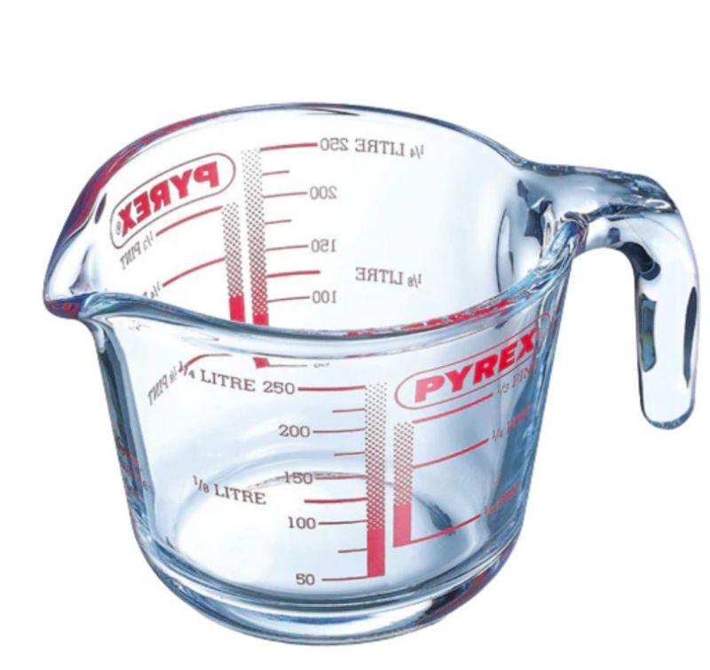 PYREX Odmerka 0,5L, 12x12cm, sklenená, číra, PYREX