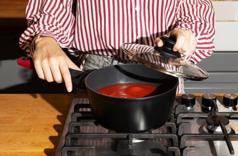 PYREX Kastról 2,3L, 20cm s rúčkou, s pokrievkou, OPTIMA PYREX