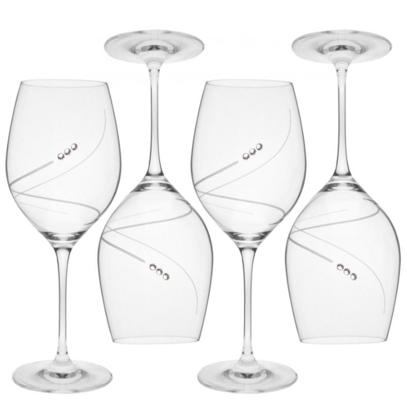 Kinekus Pohár na víno 470ml biele, sada 4ks, CRYSTALS