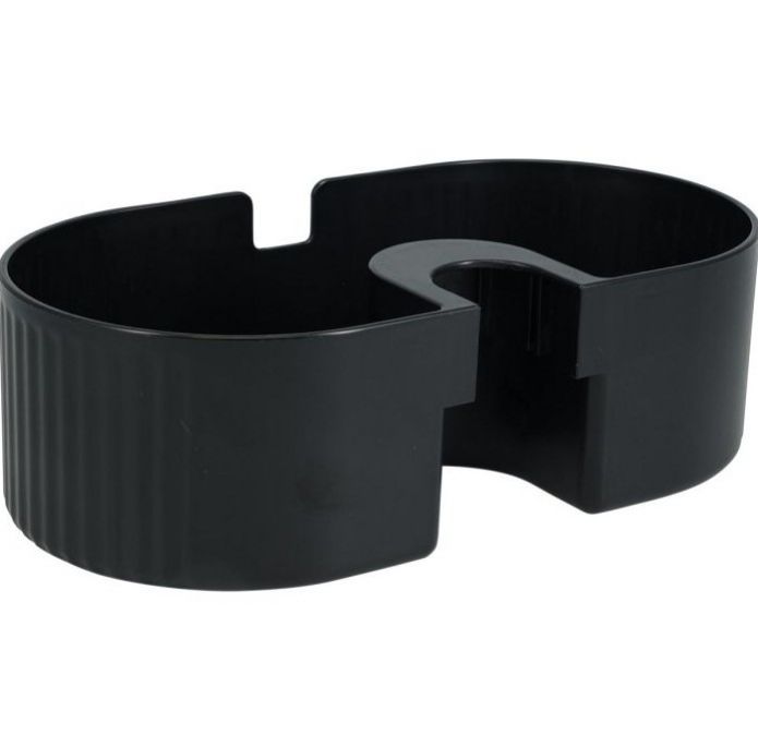 Kinekus Organizér, polička do sprchy 24x13 cm plast čierna