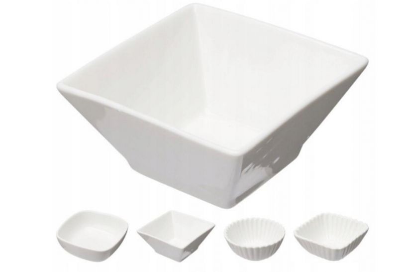 Miska servírovacia sada 6 ks porcelán mix