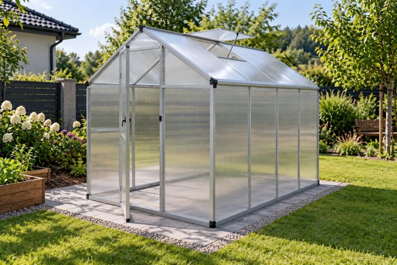Skleník POLYKARBON GHX1006 GARDENKUS 307x185xV194cm foto10