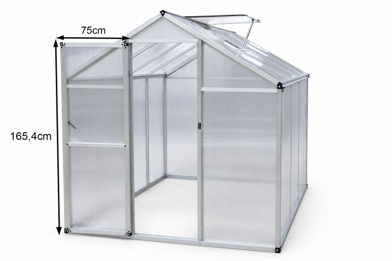 Skleník POLYKARBON GHX1006 GARDENKUS 307x185xV194cm foto8