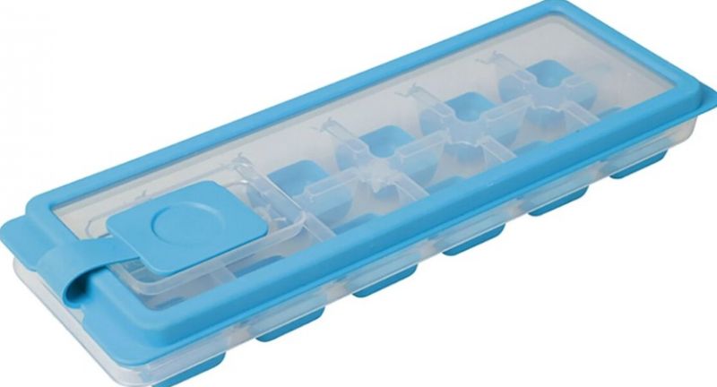 Kinekus Forma na ľad, ľadové kocky s vekom, plastová, 26x9,5x3cm, mix farieb