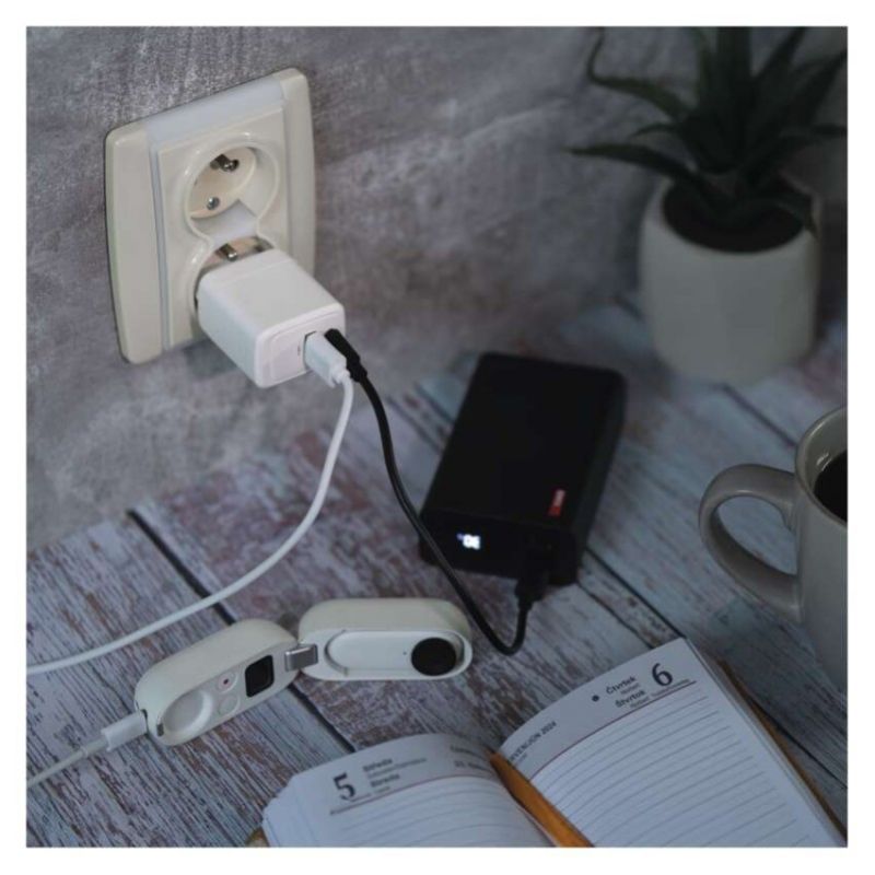 EMOS Adaptér USB univerzálny GaN do siete PD 20 W max