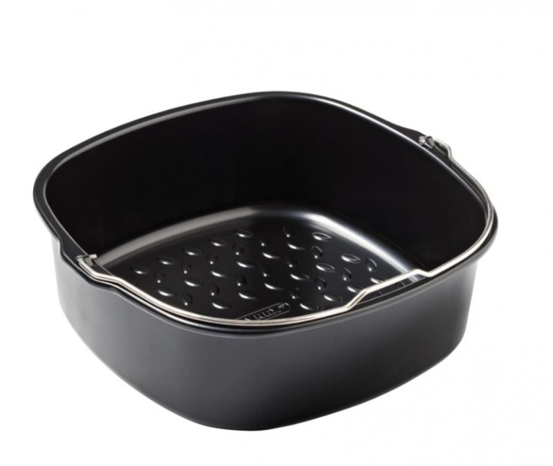 PYREX Forma na pečenie štvorcová 1,9L do teplovzdušnej fritézy 22x21x7,5cm s rukoväťou PYREX
