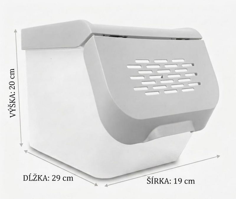 Kinekus Organizér, box na ovocie a zeleninu 10l, s lapačom na hmyz, plastový