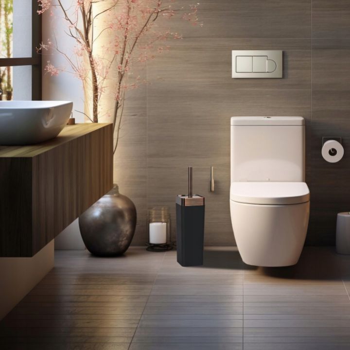 Kefa WC komplet, MURCIA, čierna foto4