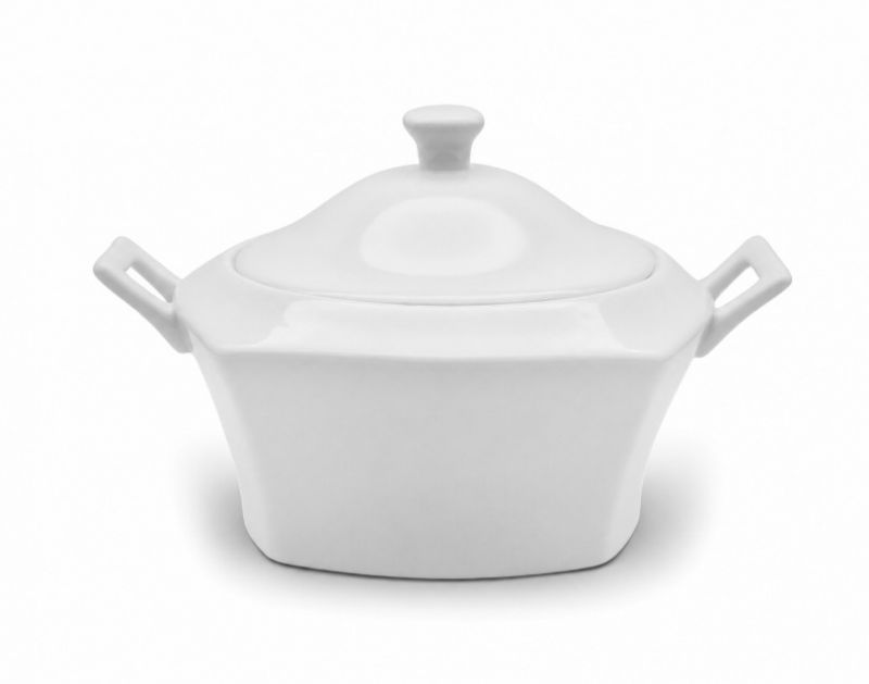 Misa na polievku, porcelánová, 2,8L, hranatá