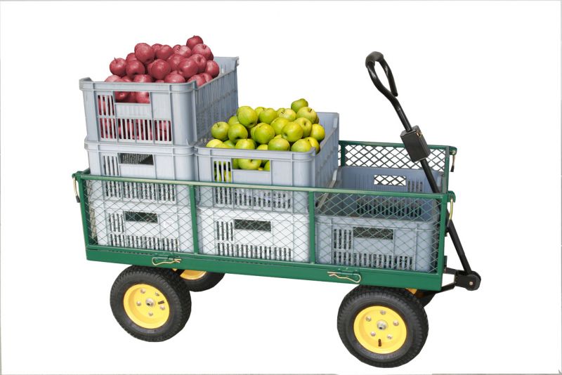 Univerzálny vozík XL, nosnosť 300kg, ložná plocha 120x60cm, sklopné bočnice