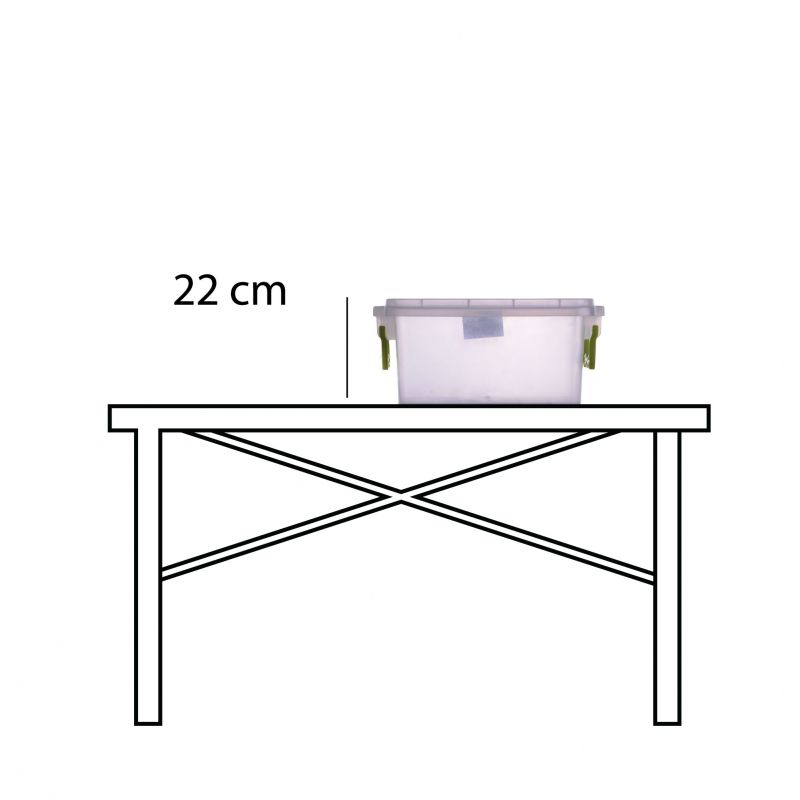 Kinekus Box STRONG 27L, plastový, 52x35x22cm