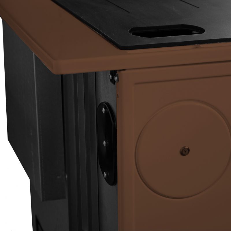 THORMA Sporák ÖKONOM 85/FIKO DeLuxe, 7kW, hnedý, pravý