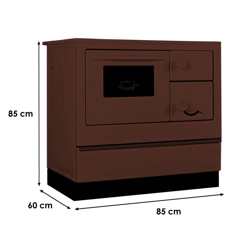 THORMA Sporák ÖKONOM 85/FIKO, DeLuxe, 7kW, hnedý, ľavý