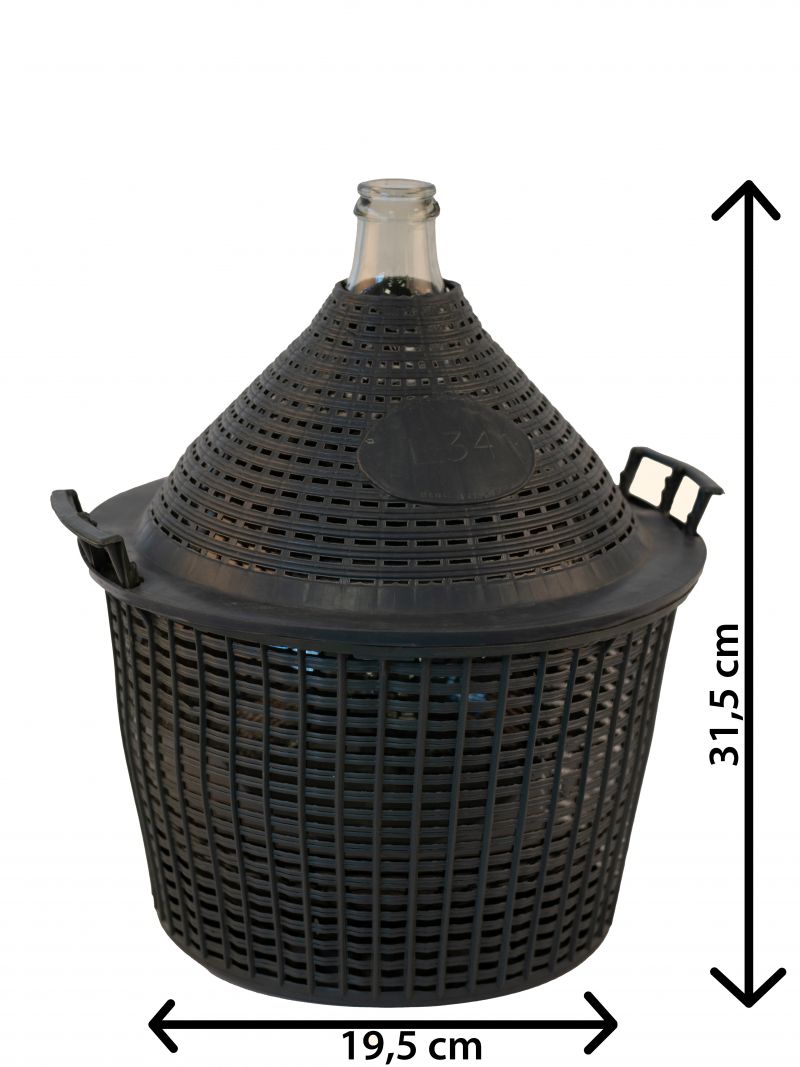 Kinekus Sklenený demižón 5L, sklenený, v plaste