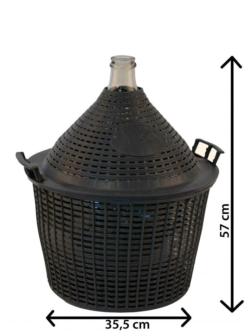 Kinekus Demižón 34L, sklenený, v plastovom obale