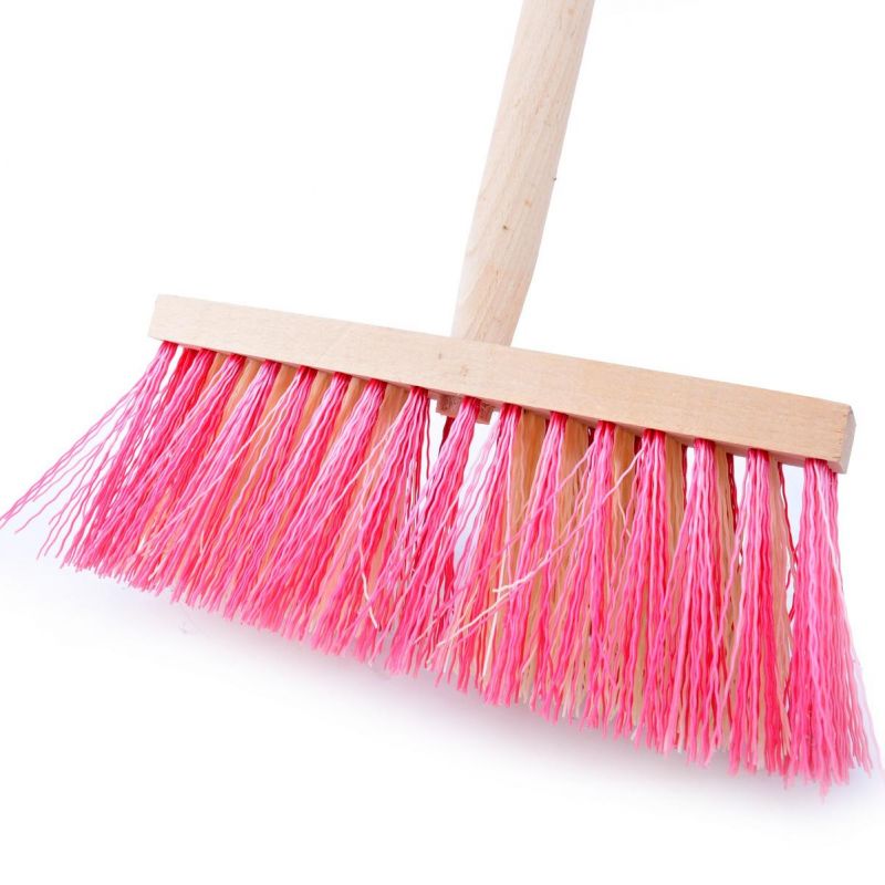 Kinekus Metla s násadou, cestárska, drevená, 25cm