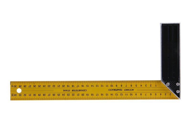 Kinekus Uholnik stolársky, hliníkový, 350x156mm, žltý