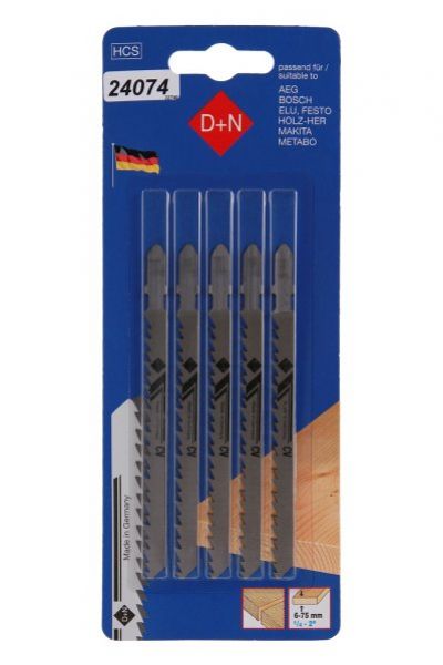 Kinekus Plátky do priamočiarej píly HCS 85/1,45mm, 5ks