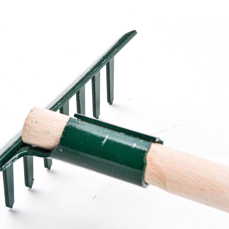 VRCPRO Hrable kovové 14 zubové drevená násada 151cm