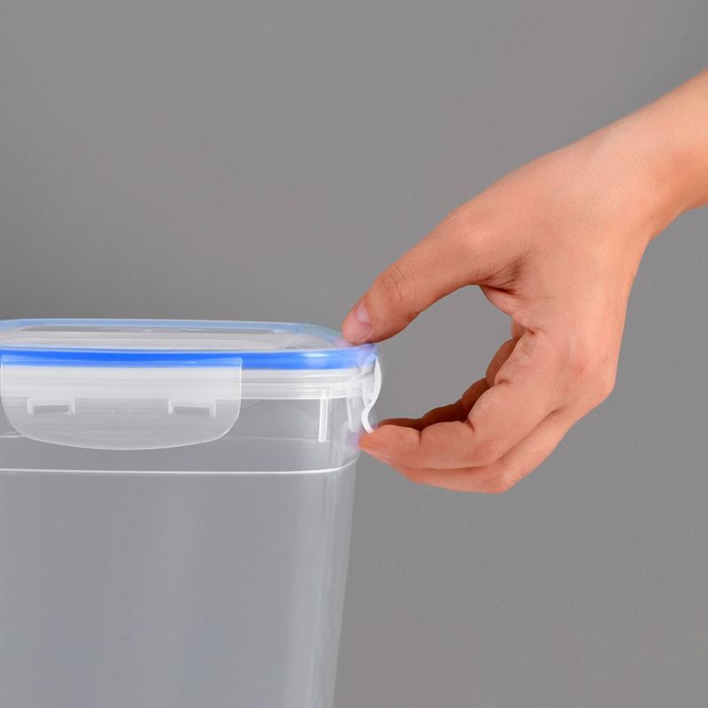 Kinekus Dóza plastová s tesnením na potraviny, 0,8L, obdížnik