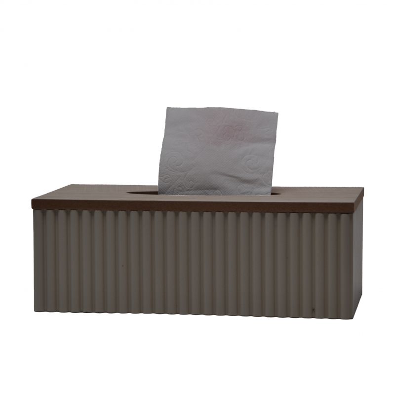 Kinekus Zásobník na skladané papierové vreckovky, MDF, mix
